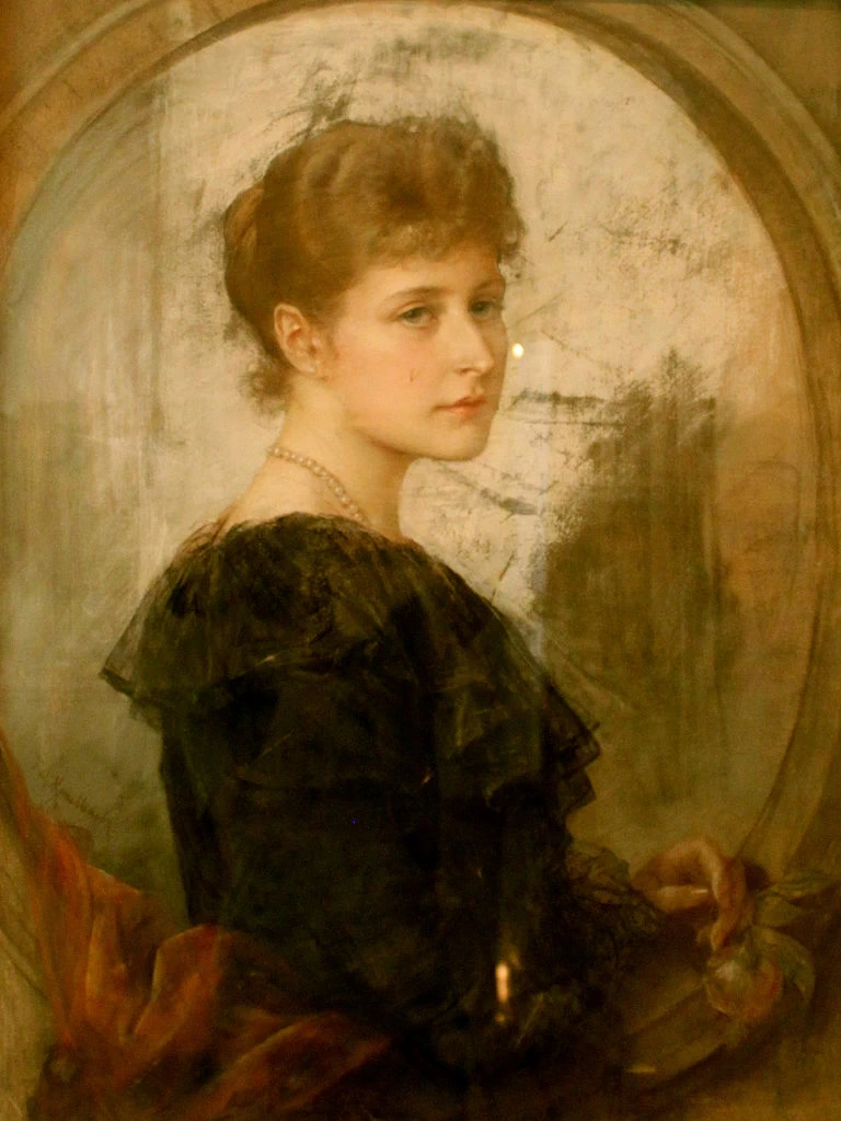 Ritratto della giovane Alexandra Feodorovna - Museo nazionale d'arte dell'Azerbaigian